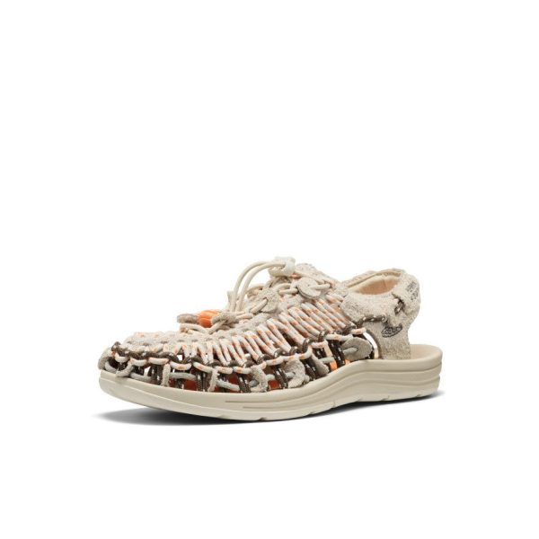 All Gender UNEEK Leather Henrik Vibskov Sneaker | Tangerine Cream