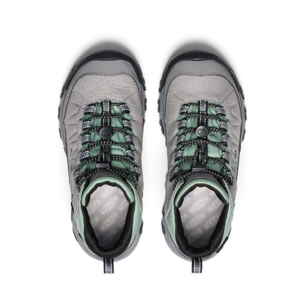 Big Kids' Targhee IV Waterproof Hiking Boot | Alloy/Granite Green