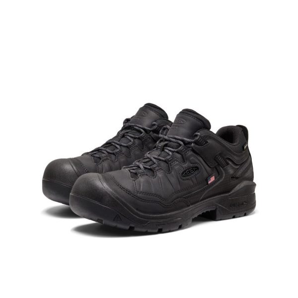 Men's Targhee IV Waterproof Work Shoe (Soft Toe) | Black/Black