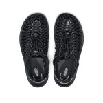All Gender UNEEK Leather Sneaker | Perseid Black