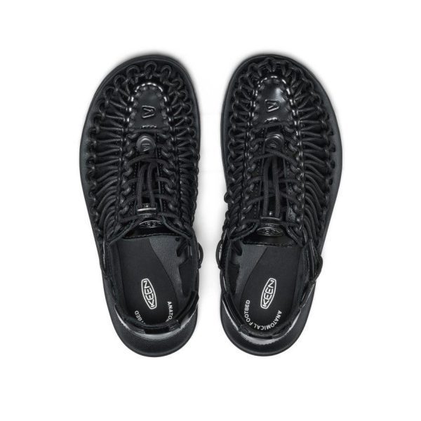 All Gender UNEEK Leather Sneaker | Perseid Black