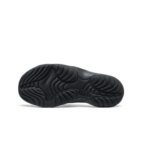 Women's Bali Leather Slide Sandal | Black/Black