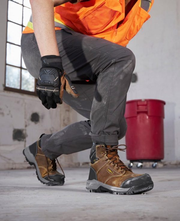 Women's Evanston 6 ESD Boot (Carbon Toe) | Bison/Black