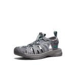 Women's Whisper | Medium Grey/Peacock Green