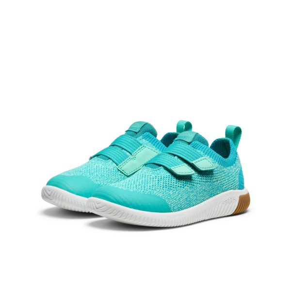 Little Kids' KNX Knit Double Strap | Bright Aqua/Cabbage