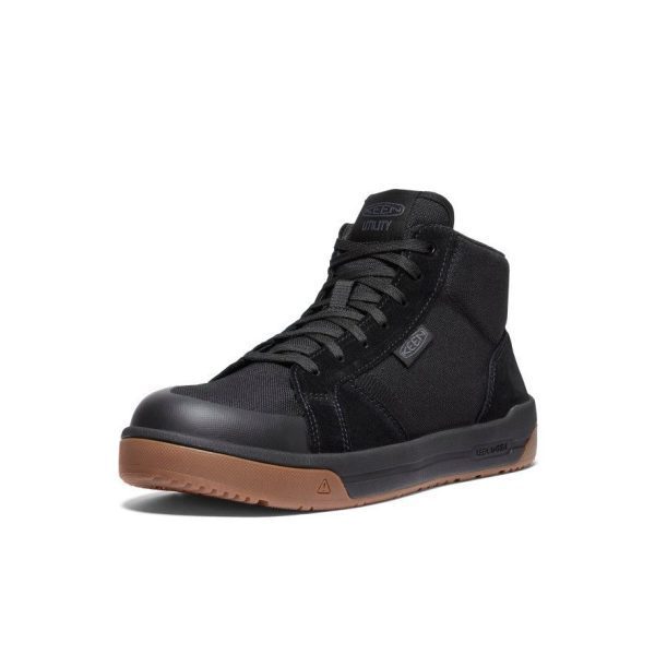 Men's Kenton Mid Work Shoe (Carbon Toe) | Black/Gum