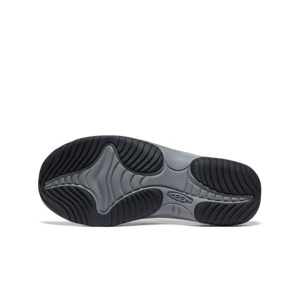 Men's Kona Leather Flip-Flop | Steel Grey/Black