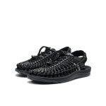 All Gender UNEEK Leather Sneaker | Perseid Black