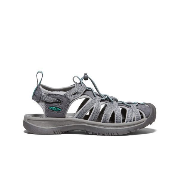 Women's Whisper | Medium Grey/Peacock Green