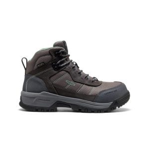 Women's Skokie Waterproof Work Boot (Carbon Toe) | Magnet/Black