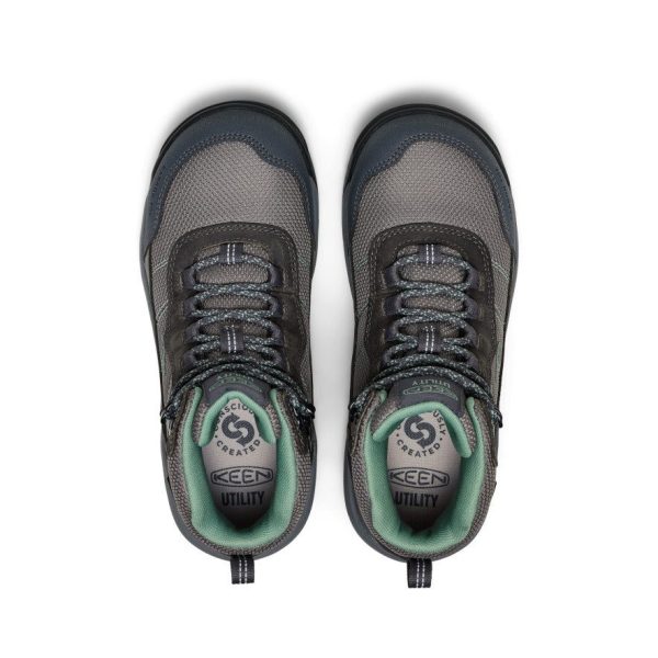 Women's Skokie Waterproof Work Boot (Carbon Toe) | Magnet/Black