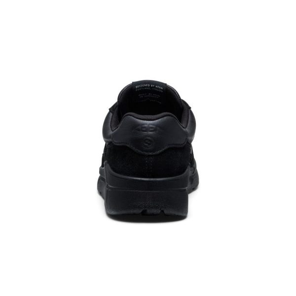Men's KM2 Leather Jogger | Black/Black