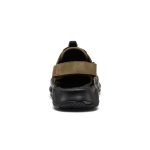 Men's Hyperport Fisherman Leather Sandal | Dark Olive/Black