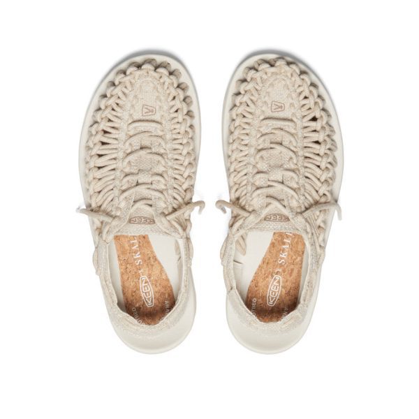 Women's UNEEK Canvas Skall Studio Sneaker  |  Natural/Birch