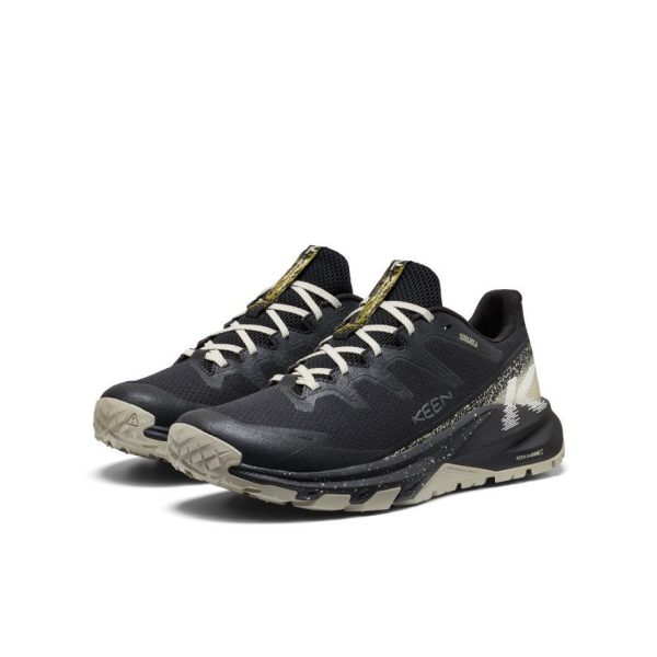 Men's Targhee Apex Wide Waterproof Hiking Shoe | Black/Abbey Stone