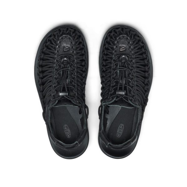 All Gender UNEEK PLT Sneaker | Black Smooth Lea