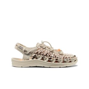 All Gender UNEEK Leather Henrik Vibskov Sneaker | Tangerine Cream