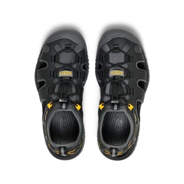 Men's SOLR Sandal | Black/Gold