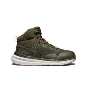 Men's Synchro Waterproof Work Boot (Carbon Toe) | Forest Night/Gum