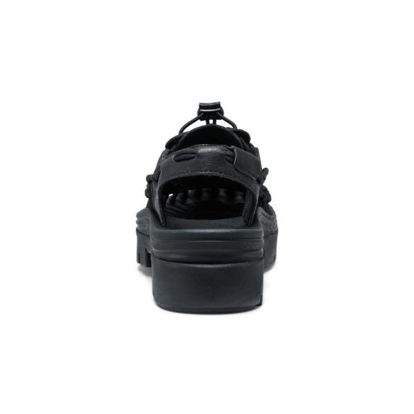 All Gender UNEEK PLT Sneaker | Black Smooth Lea