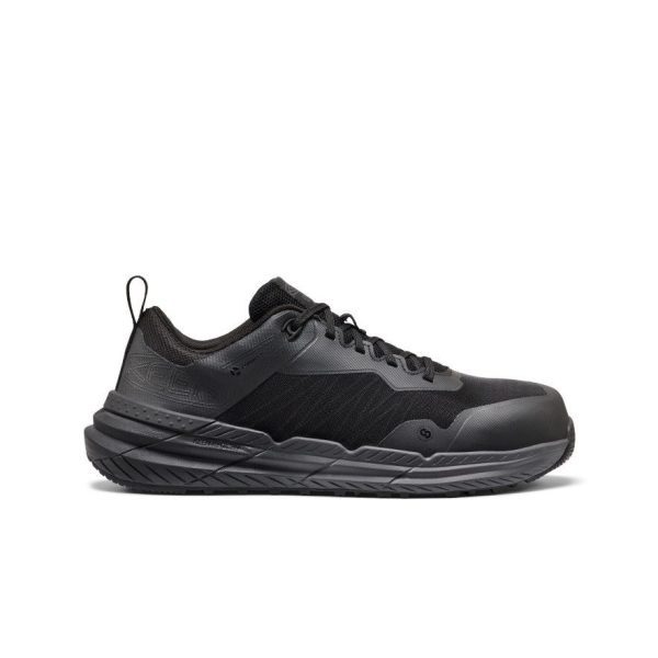 Men's Speedworks ESD Work Sneaker (Carbon Toe) | Black/Black