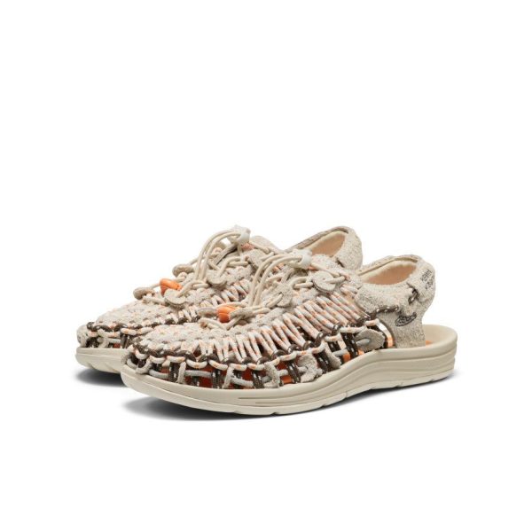 All Gender UNEEK Leather Henrik Vibskov Sneaker | Tangerine Cream