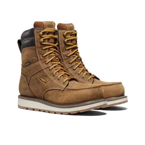 Men's Cincinnati 8 Waterproof Boot (Carbon Toe) | Belgian/Sandshell