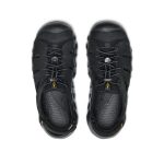 Men's Hyperport Fisherman Leather Sandal  |  Black/Keen Yellow