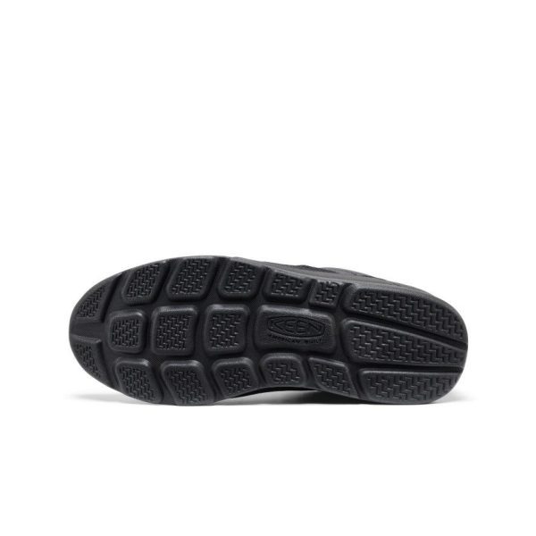 Women's KM2 Leather Jogger | Black/Black