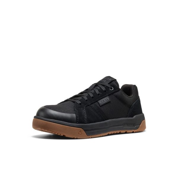 Women's Kenton Work Shoe (Carbon Toe)  |  Black/Gum