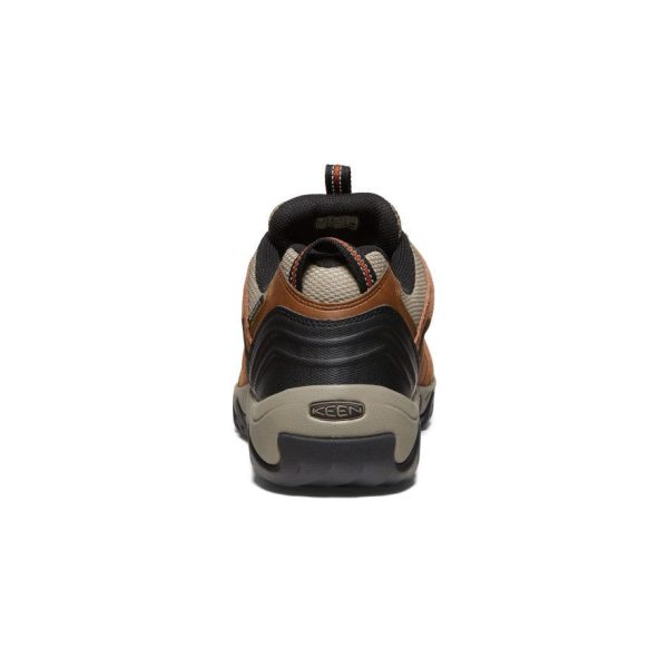 Men's Headout Waterproof Hiking Shoe | Bison/Fossil Orange