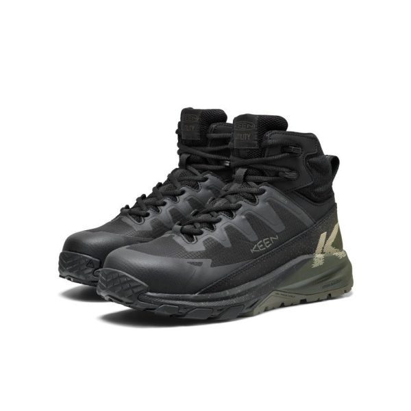 Men's Targhee Blur Waterproof Work Boot (Carbon Toe)  |  Forest Night/Black