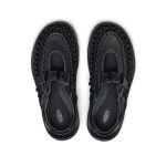 All Gender UNEEK PLT Mary Jane Sneaker | Black Smooth Lea
