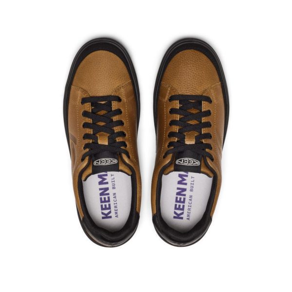 Men's KM1 Leather Sneaker | Bison/Black