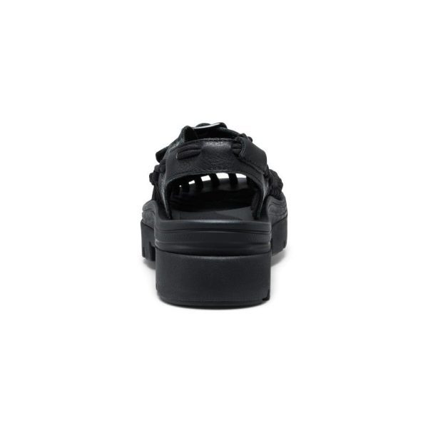 All Gender UNEEK PLT Mary Jane Sneaker | Black Smooth Lea