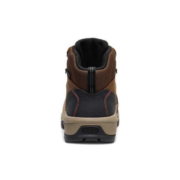 Women's Skokie Waterproof Work Boot (Carbon Toe) | Bison/Black