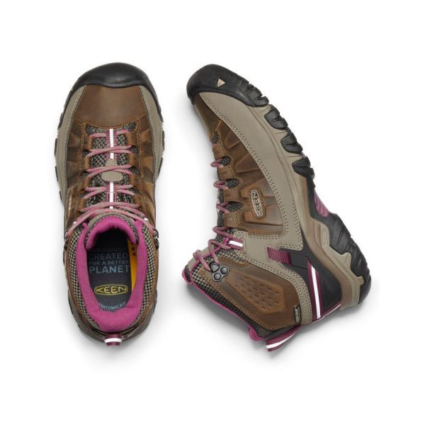 Women's Targhee III Waterproof Mid | Weiss/Boysenberry