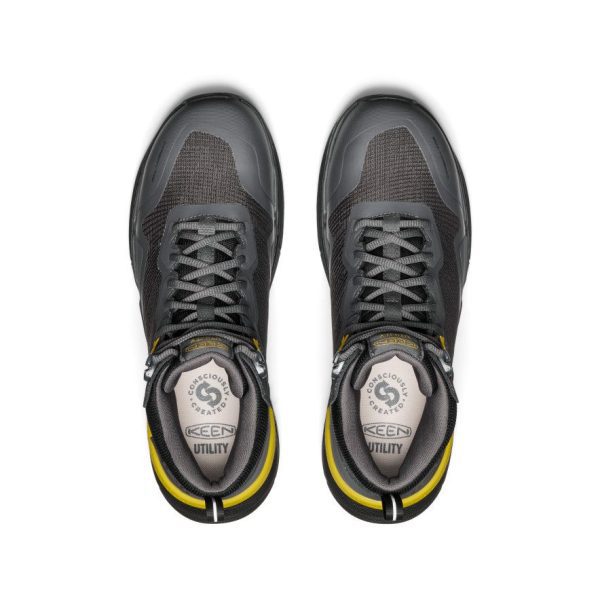Men's Synchro Waterproof Work Boot (Carbon Toe) | Magnet/Black