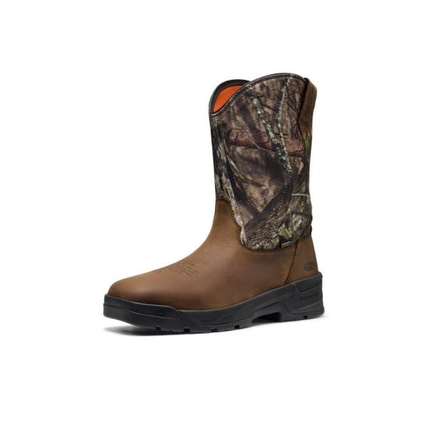 Men's Flatland Pull-On Waterproof Work Boot (Soft Toe) | MOSSY OAK® BREAK-UP COUNTRY©®