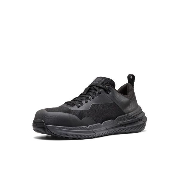 Women's Speedworks ESD Work Sneaker (Carbon Toe) | Black/Black
