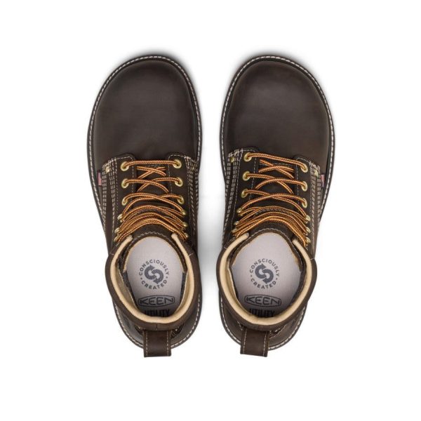 Men's Liberty 6 Waterproof 90° Heel Boot (Carbon Toe) | Coffee Bean/Black