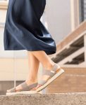 Women's Elle Backstrap Sandal Wide | Brindle/Birch