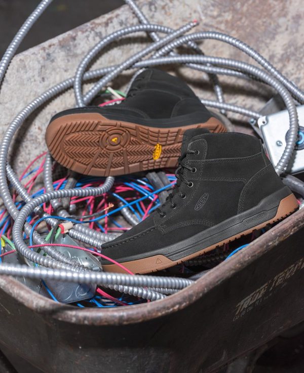 Men's Gibson Boot (Soft Toe) | Black/Gum