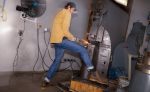 Men's San Jose Chelsea 90° Heel Boot (Aluminum Toe) | Cascade Brown/Gum