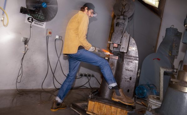Men's San Jose Chelsea 90° Heel Boot (Aluminum Toe) | Cascade Brown/Gum