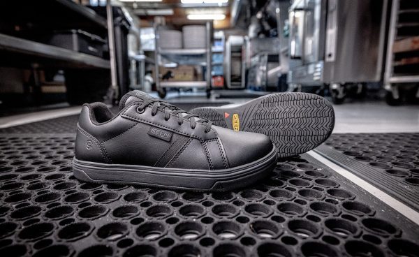 Men's Kenton WTX Work Shoe (Soft Toe) | Black/Black