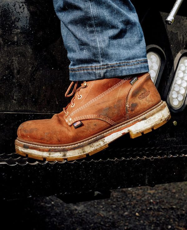 Men's Liberty 6 Waterproof 90° Heel Boot (Soft Toe)  |  Bombay Brown/Gum