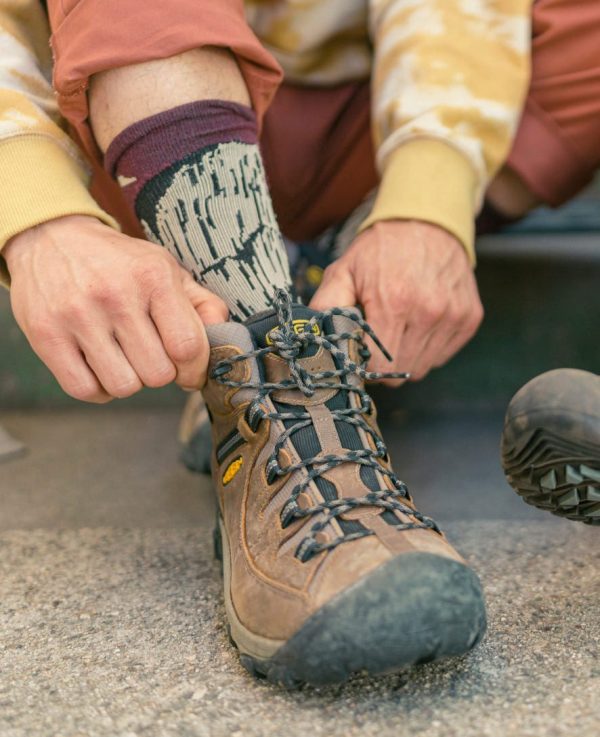 Men's Targhee II Waterproof Mid Wide | Canteen/Dark Olive