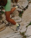 Women's Seek Trail Running Shoe  |  Safari/Black