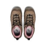 Women's Targhee IV Wide Waterproof Hiking Boot  |  Brindle/Nostalgia Rose